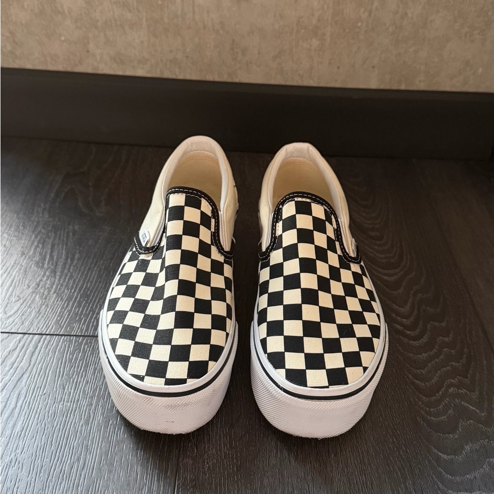 Like New Platform Vans Classic Slip On Stackform - Picture 5 of 10